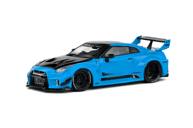 NISSAN GTR35 LBWK SILHOUETTE MIAMI BLUE 421438230 product image