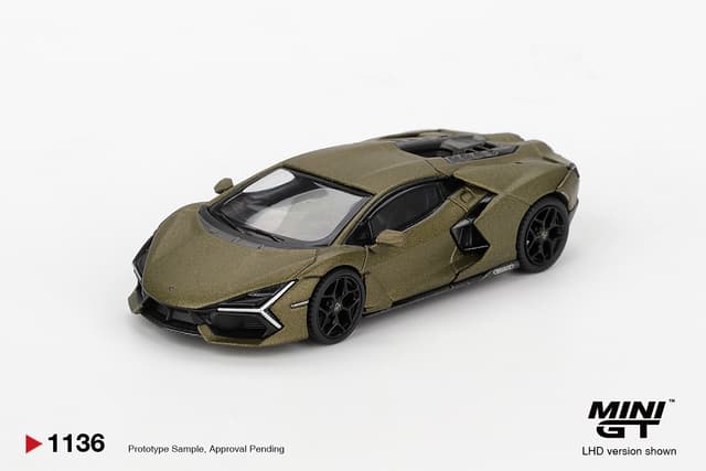 MINI GT LAMBORGHINI REVUELTO VERDE GEA MATTE product image