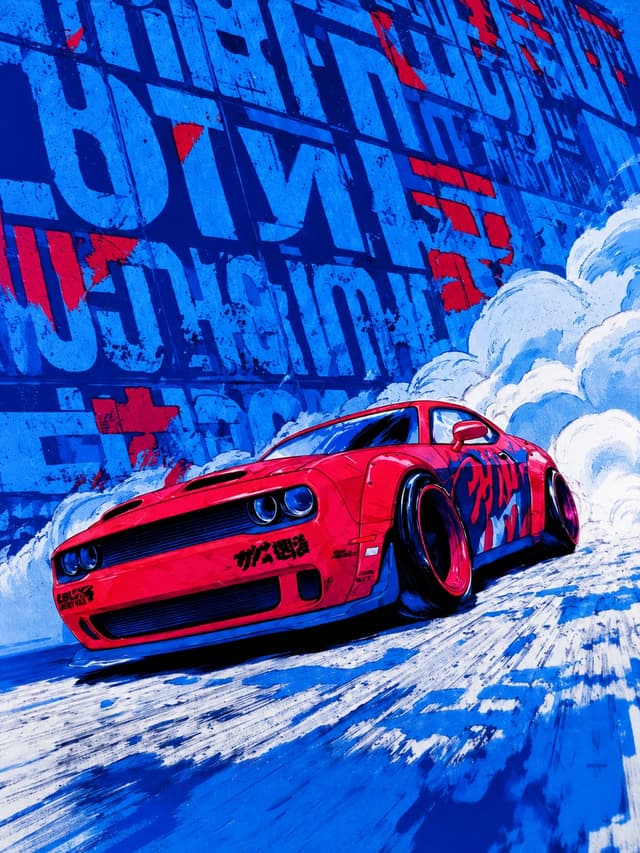 DODGE CHALLENGER METAL COLLECTIBLE MAGNET product image