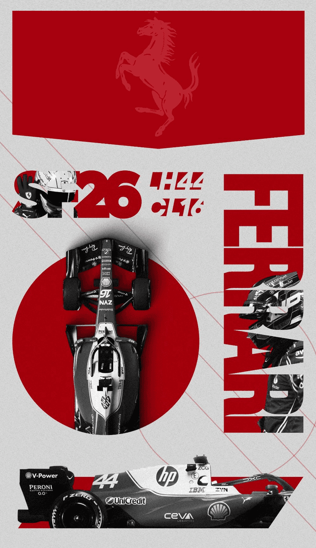 FERRARI F1 #44 COLLECTIBLE MAGNET product image