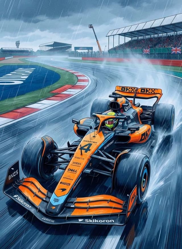 MCLAREN F1 #14 BLUE ACRYLIC FRIDGE MAGNET product image