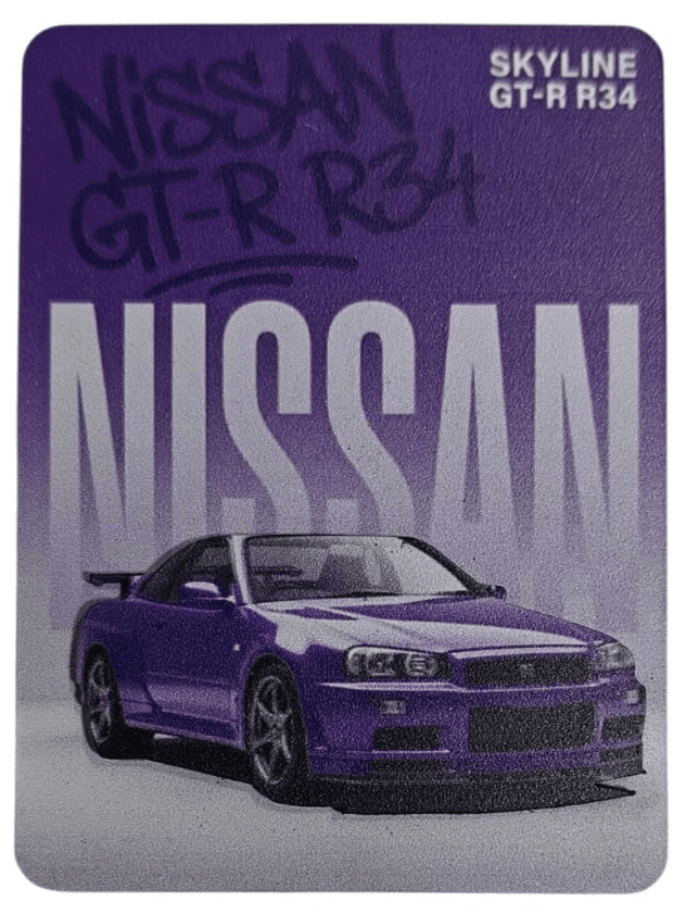 SKYLINE GT-R R34 3D FAN ART 3D FRIDGE MAGNET product image