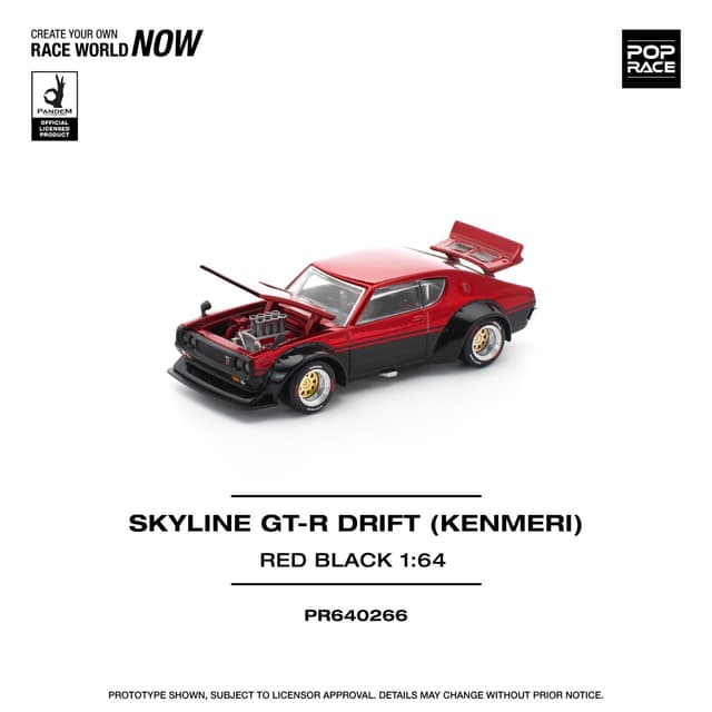 KENMERI REDBLACK POP RACE KPGC110 product image
