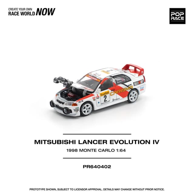 MITSUBISHI LANCER EVOLUTION IV - 1998 MONTE CARLO RALLY product image