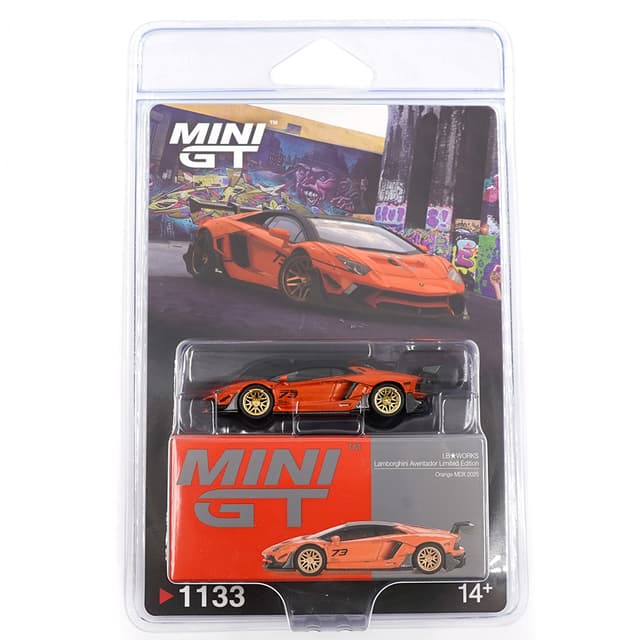 LB*WORKS LAMBORGHINI AVENTADOR LIMITED EDITION ORANGE MDX 2025 BLISTER PACKAGING product image
