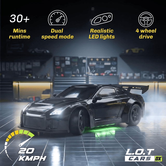 FLARE RACE BLACK RC DRIFT CAR product image