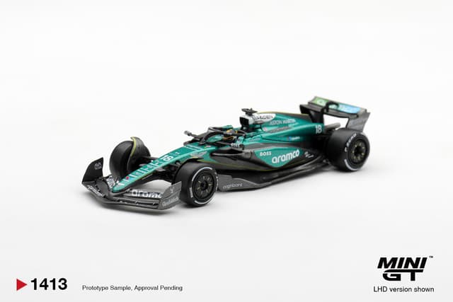 PREORDER ASTON MARTIN AMR24 #18 LANCE STROLL BLISTER PACKAGING 2024 F1 2024 LAS VEGAS GP product image