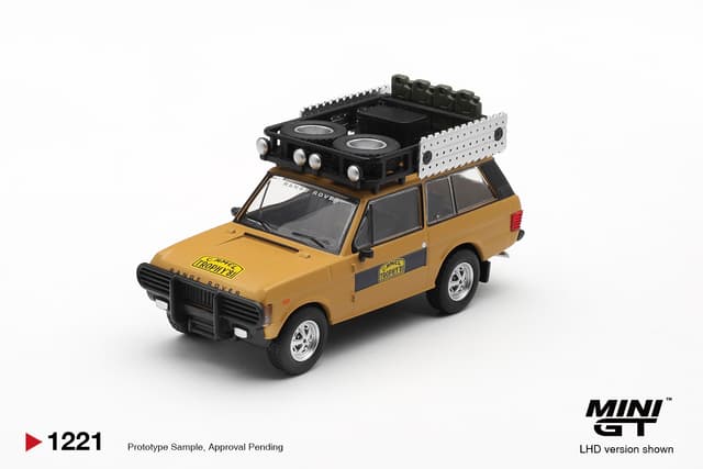MINI GT RANGE ROVER 1981 CAMEL TROPHY SUMATRA K.STOPPA & A.VALLDORF product image