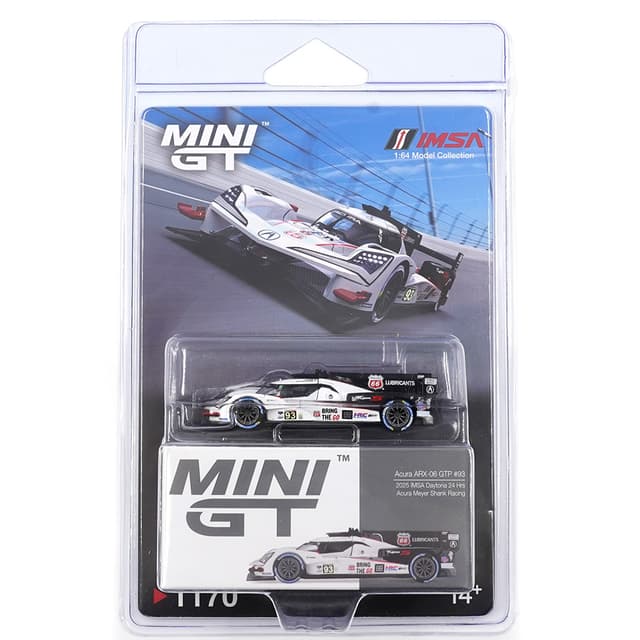 MINI GT ACURA ARX-06 GTP #93 ACURA MEYER SHANK RACING 2025 IMSA DAYTONA 24 HRS product image