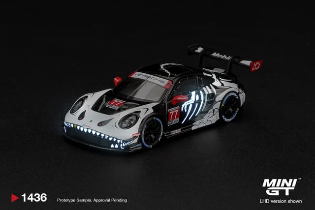 PREORDER PORSCHE 911 GT3 R (992) #77 AO RACING "SKELETON REXY" 2026 IMSA PETIT LE MANS product image