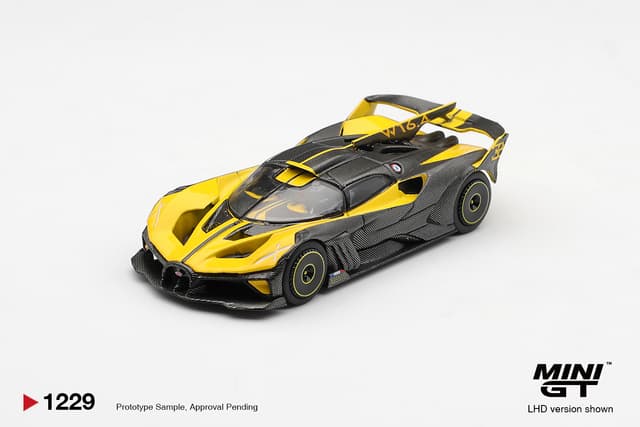 MINI GT BUGATTI BOLIDE YELLOW product image