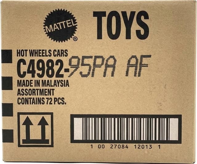 HOT WHEELS MAINLINE 2027 A CASE 72 PCS BOX product image