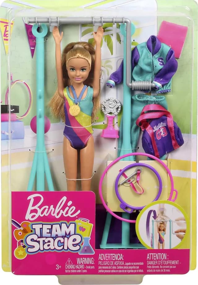 BARBIE TEAM STACIE™ DOLL AND GYMNASTICS PLAYSET